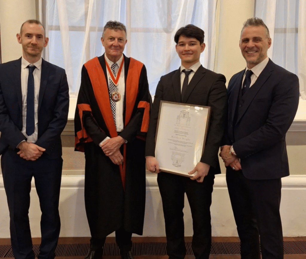 Celebrating Young Talent: DMWR Apprentice Wins Top Industry Award