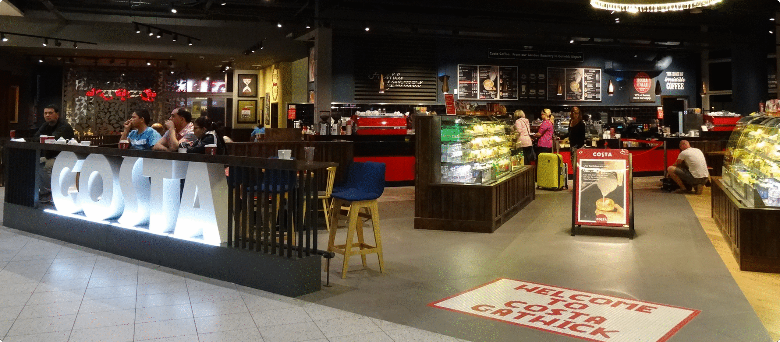 DMWR Architects Costa and M&S, Gatwick