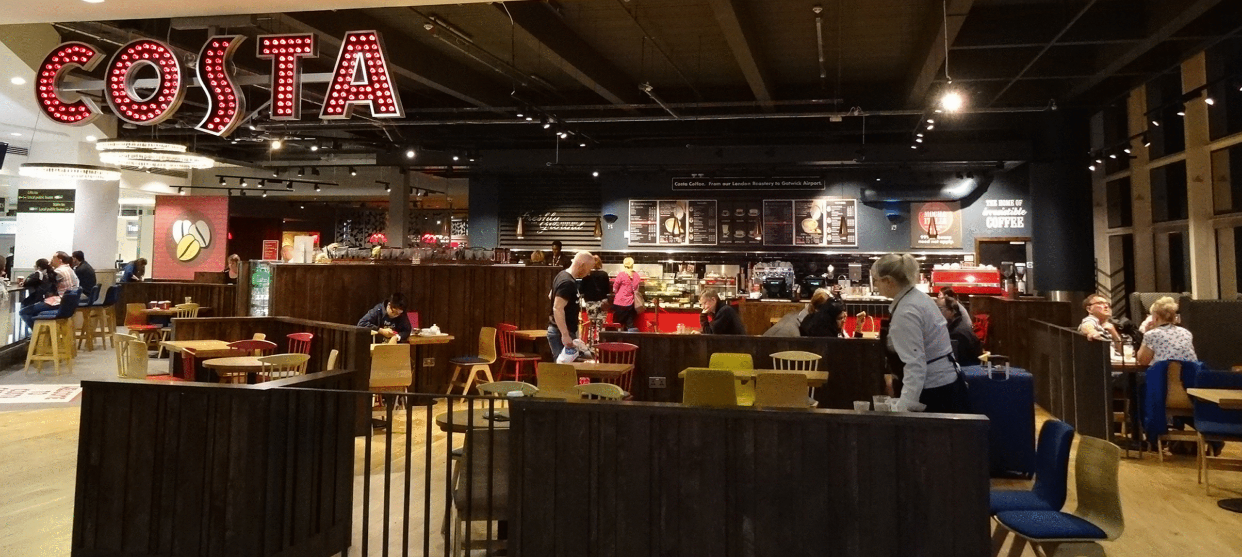 DMWR Architects Costa and M&S, Gatwick